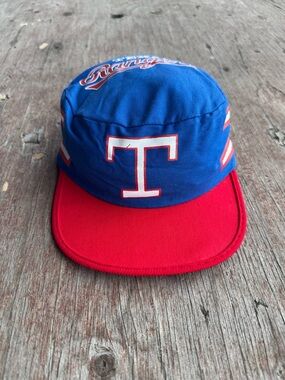 Vintage Texas Rangers Painters Hat / 80s / MLB